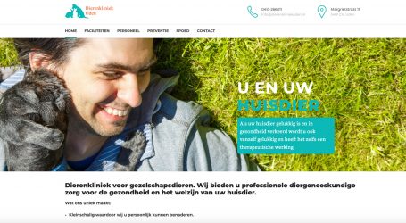 Website Dierenkliniekuden.nl